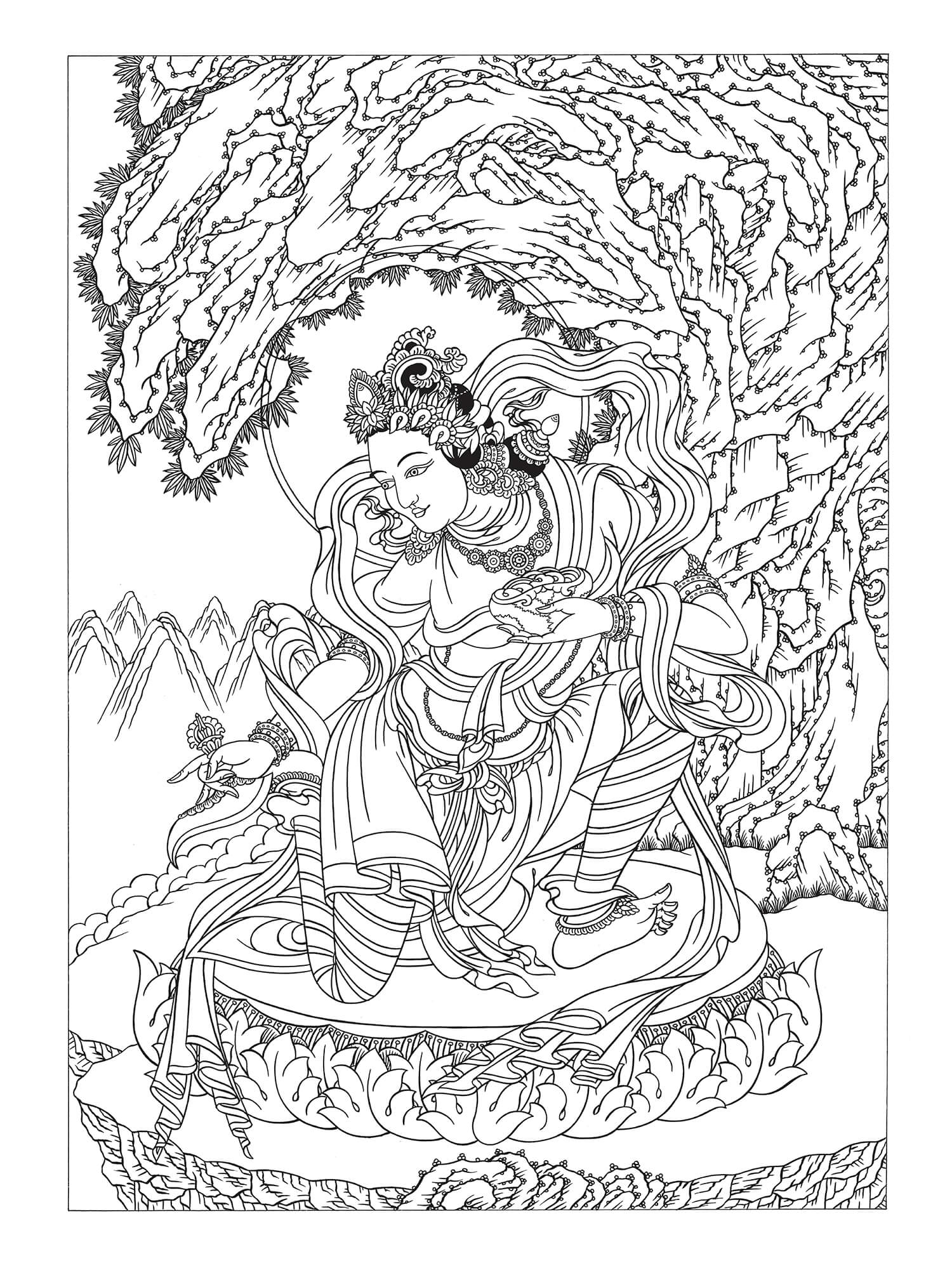 Color Yeshe Tsogyal