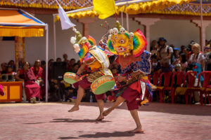Tibetan Monks, traditional dance, mask festival