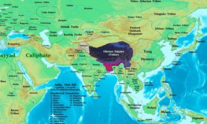 Talessman Tibet 700ad map