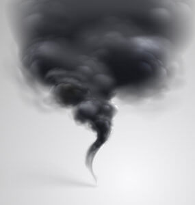 Breathing meditation, the settling down of the winds