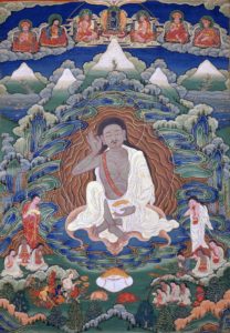 Bhtanese Painted Thanka of Milarepa