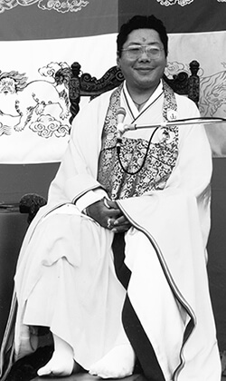 Trungpa in Japanese Robe