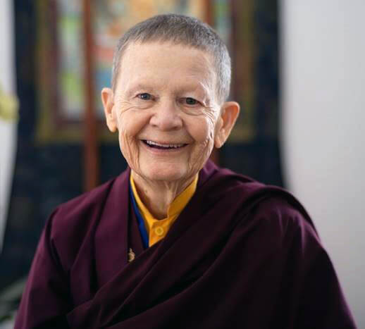 Pema Chodron Smiling