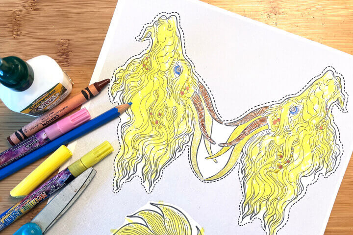 Golden Dragon Activity from Kuan Yin | Free Download