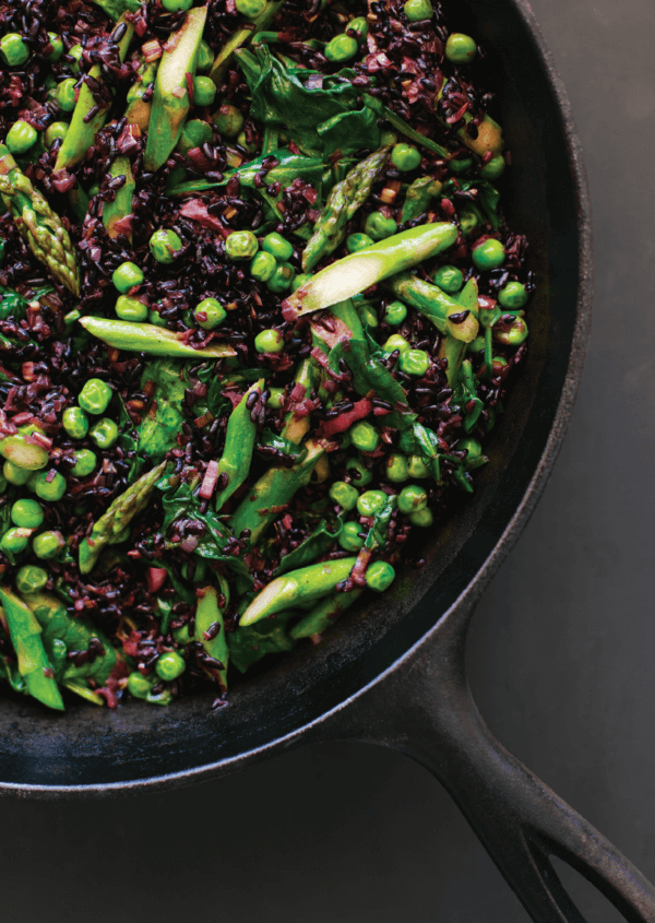 Recipe: Spring Vegetable Black Rice Pilaf from Simply Vibrant
